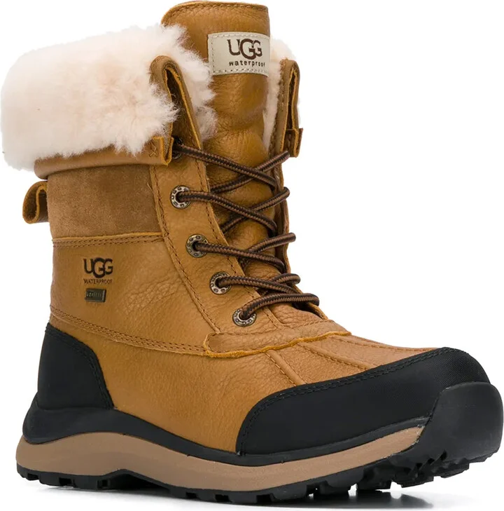 Shearling Lined Lace-Up Boots - Image 2