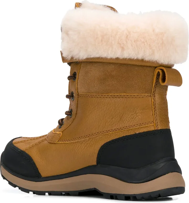 Shearling Lined Lace-Up Boots - Image 3