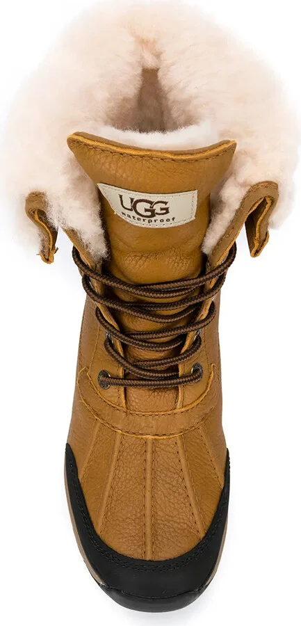 Shearling Lined Lace-Up Boots - Image 4