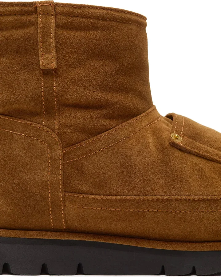 Shearling-Lined Leather Boots - Image 2