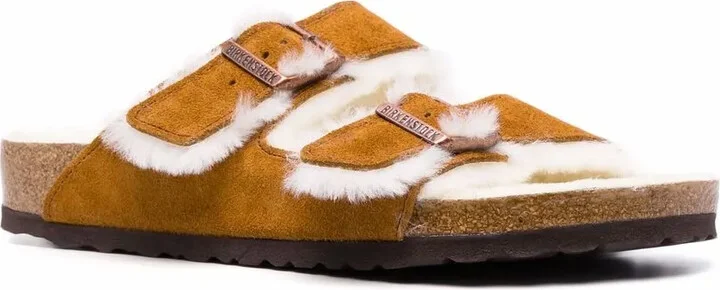 Shearling-Lined Sandals - Image 2