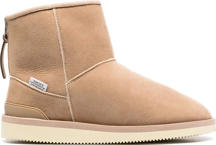 Shearling-Lined Snow Boots