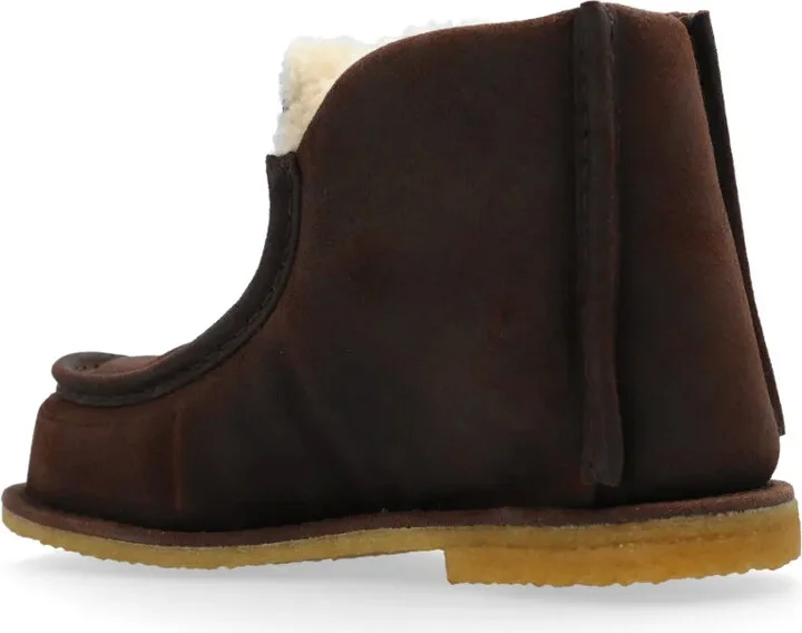 Shearling-Lined Suede Boots - Image 5