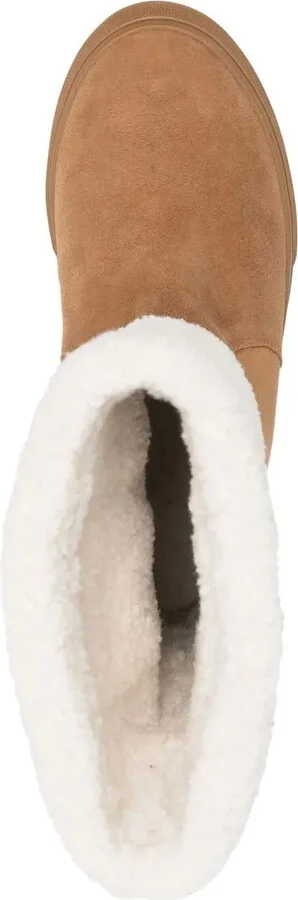 Shearling-Lined Suede Boots - Image 4