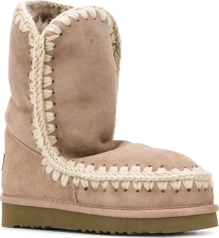Shearling-Lined Suede Eskimo Boots - Image 2