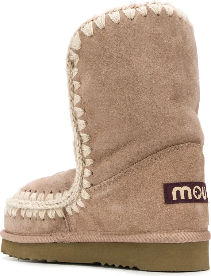 Shearling-Lined Suede Eskimo Boots - Image 3