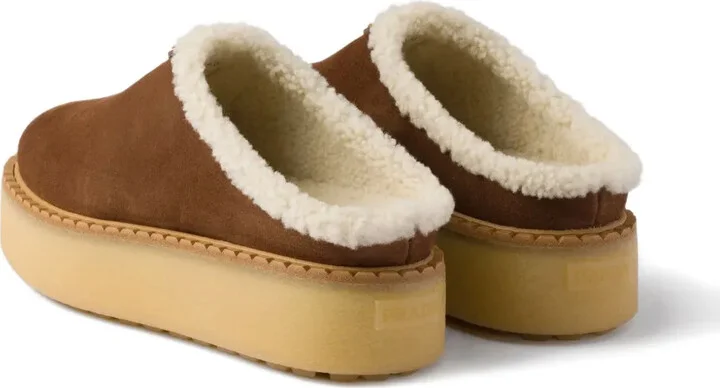 Shearling-Lined Suede Mules - Image 4