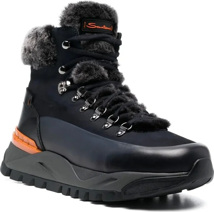 Shearling Lining Ankle Boots - Image 2