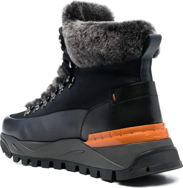 Shearling Lining Ankle Boots - Image 3