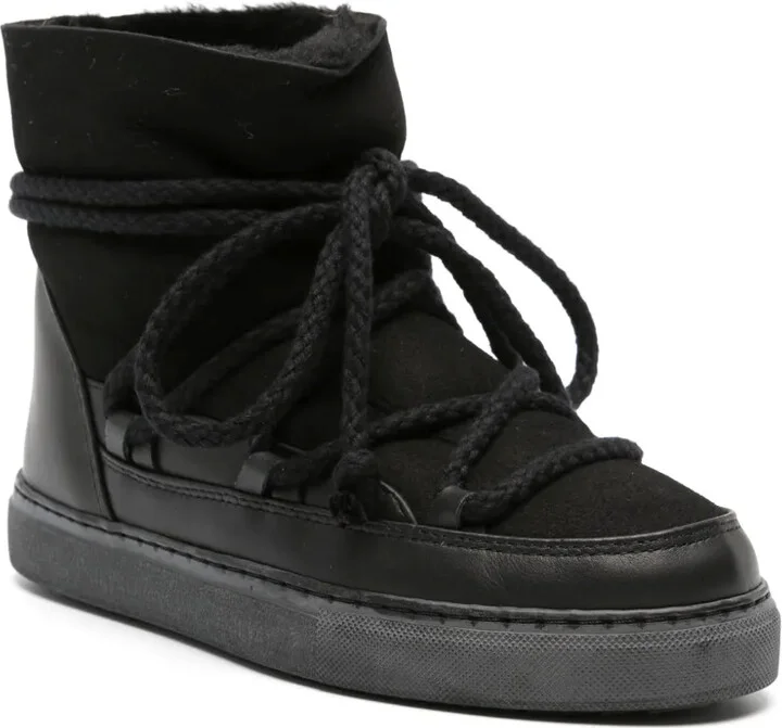 Shearling-Lining Suede Ankle Boots - Image 2