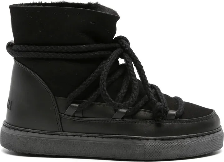 Shearling-Lining Suede Ankle Boots