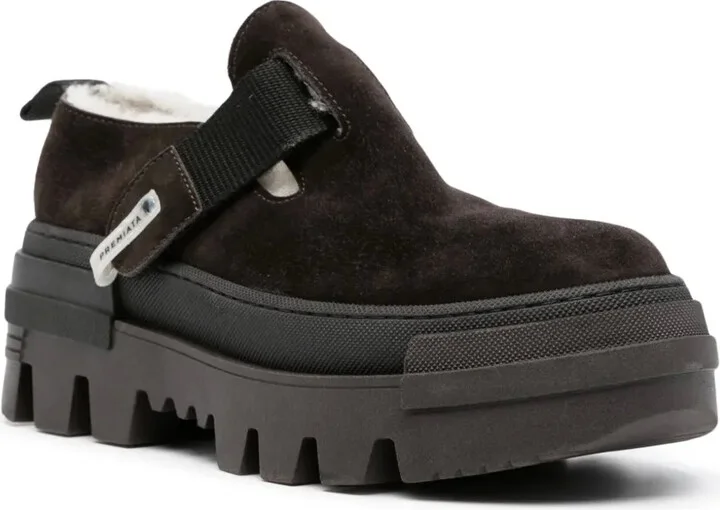 Shearling-Lining Suede Loafers - Image 2