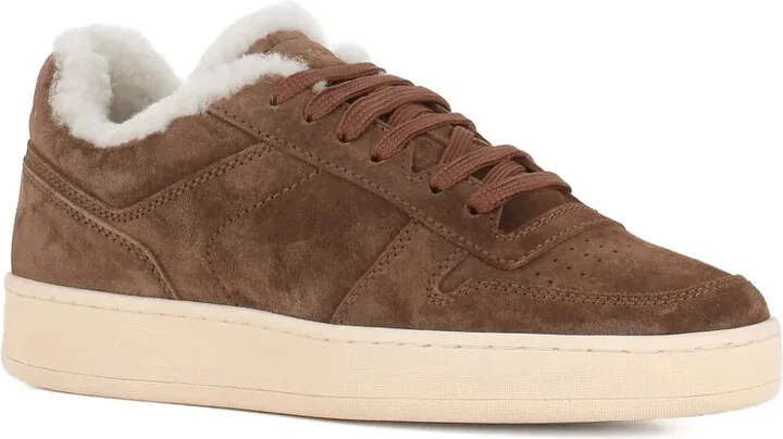 Shearling-Lining Suede Sneakers - Image 2
