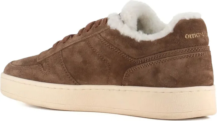Shearling-Lining Suede Sneakers - Image 3