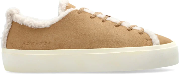 "Shearling Low" Shoes, , - Beige