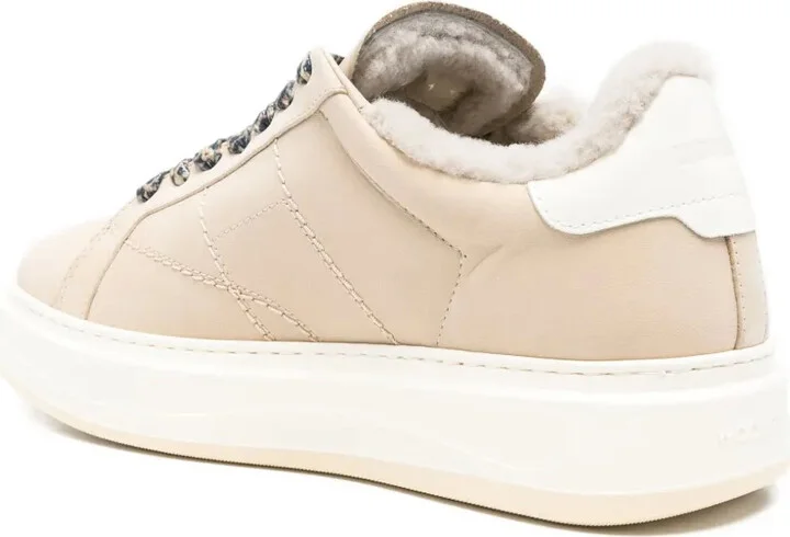 Shearling Low-Top Sneakers - Image 3