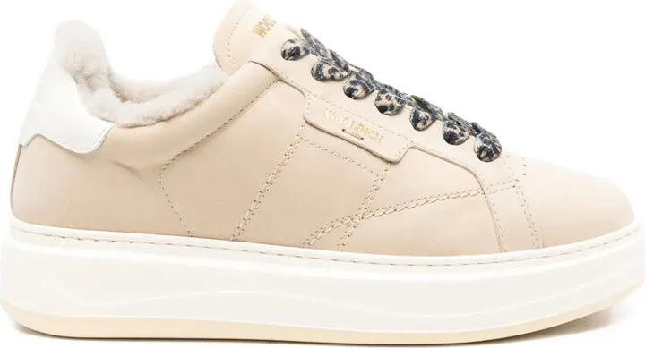 Shearling Low-Top Sneakers