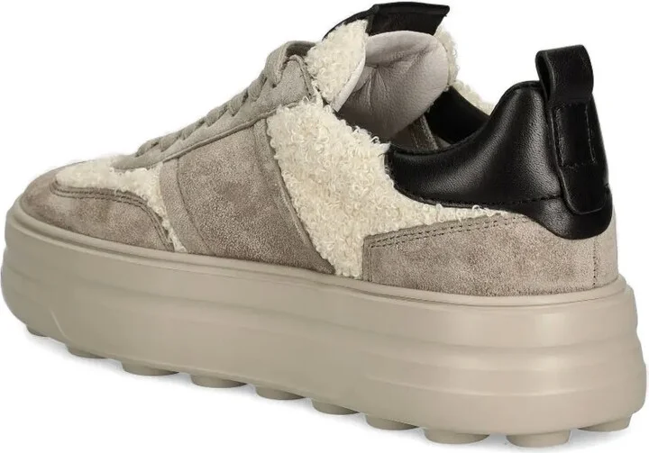 Shearling-Panel Sneakers - Image 2