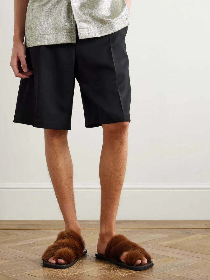 Shearling sandals - Image 2