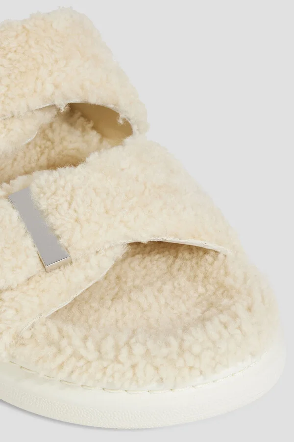 Shearling slides - Image 4