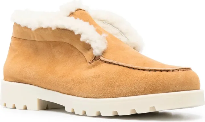 Shearling Suede Loafers - Image 2