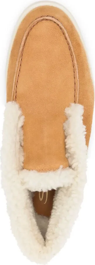 Shearling Suede Loafers - Image 4