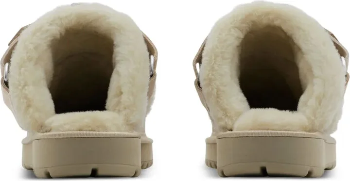 Shearling Suede Mules - Image 3