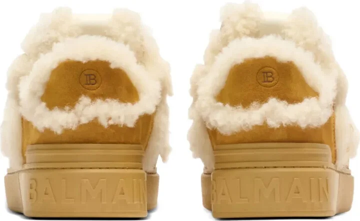 Shearling Suede Sneakers - Image 3