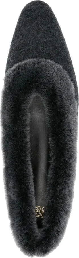 Shearling-Trim Ballerinas - Image 4