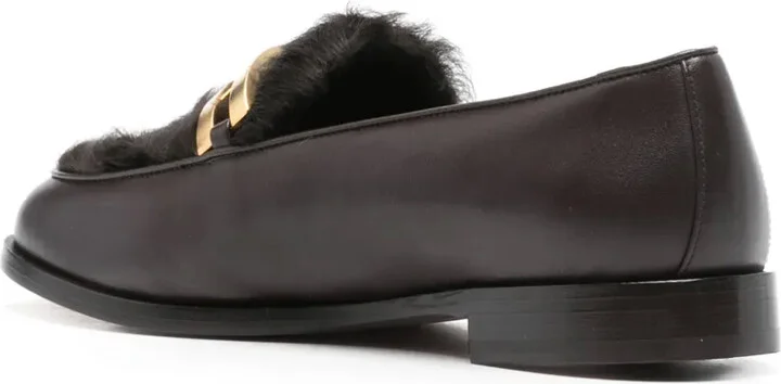 Shearling-Trim Loafers - Image 3