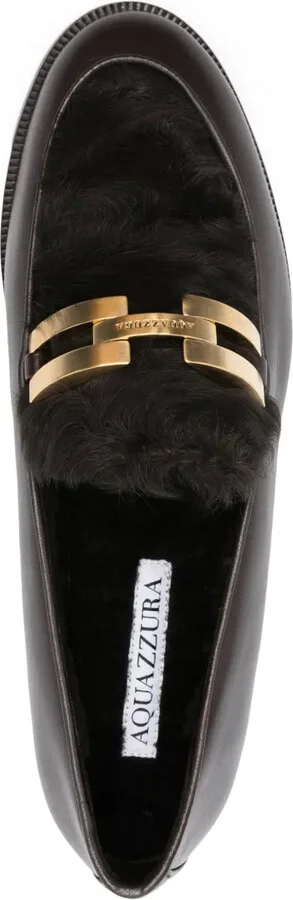 Shearling-Trim Loafers - Image 4