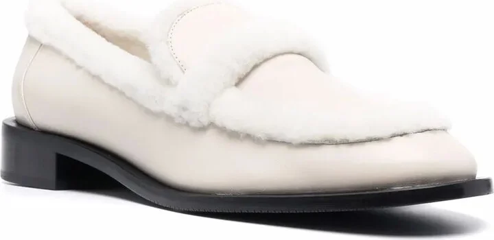 Shearling Trim Loafers - Image 2