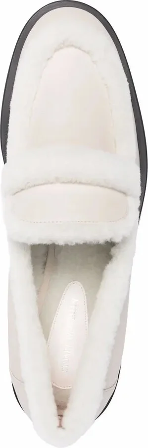 Shearling Trim Loafers - Image 4