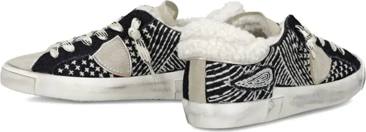 Shearling-Trim Sneakers - Image 5