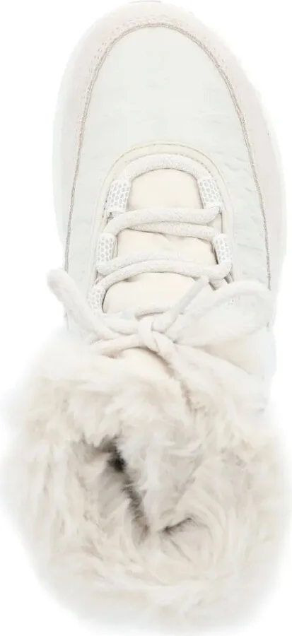Shearling-Trimmed Lace-Up Boots - Image 2