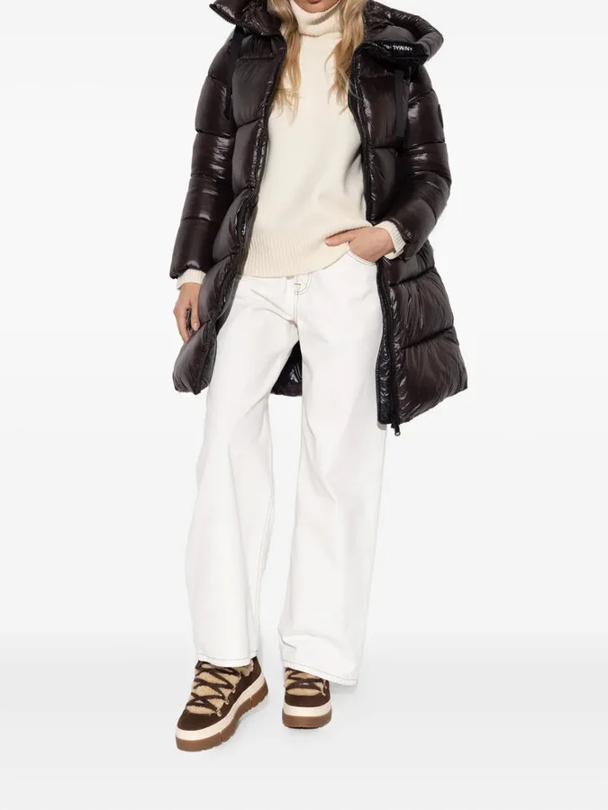 Shearling-Trimmed Lace-Up Sneakers - Image 4