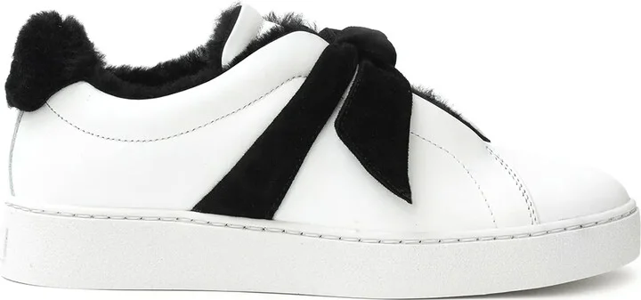 Shearling-Trimmed Sneakers