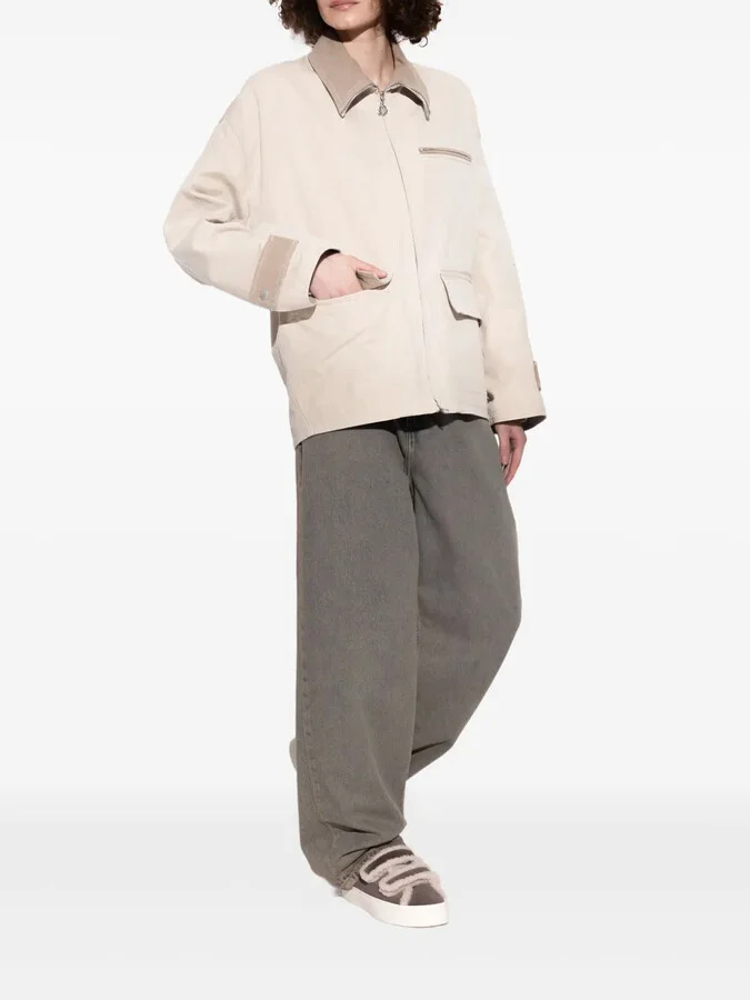 Shearling-Trimmed Touch-Strap Sneakers - Image 5