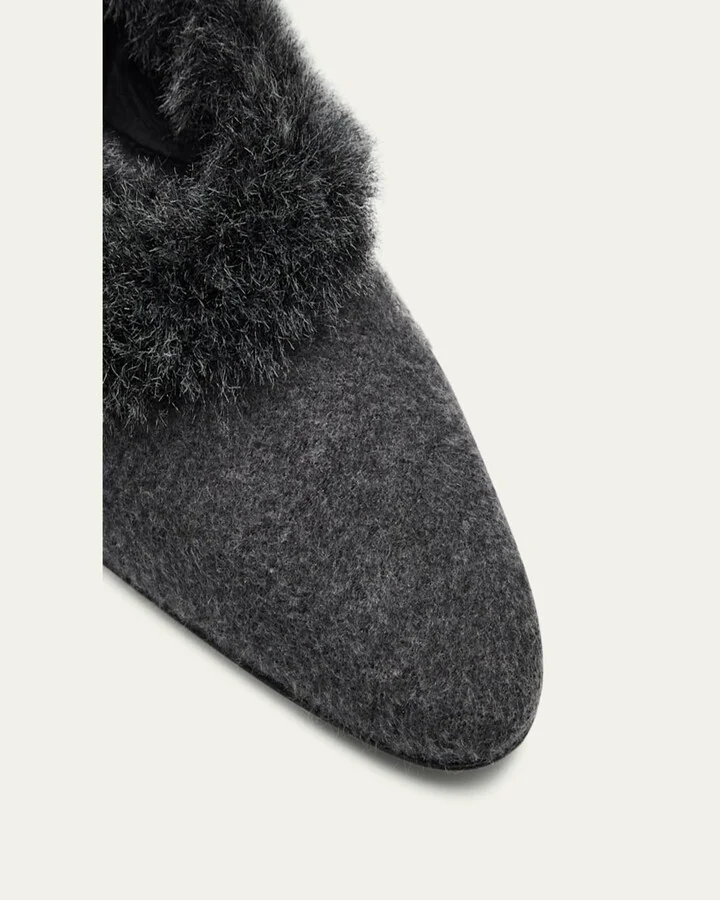 Shearling Winter Ballerina Flats - Image 4