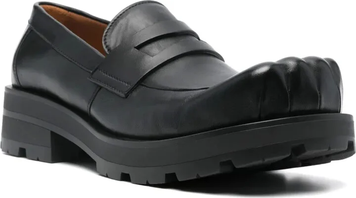 Sheathed Moggies sculpted-toe loafers - Image 2