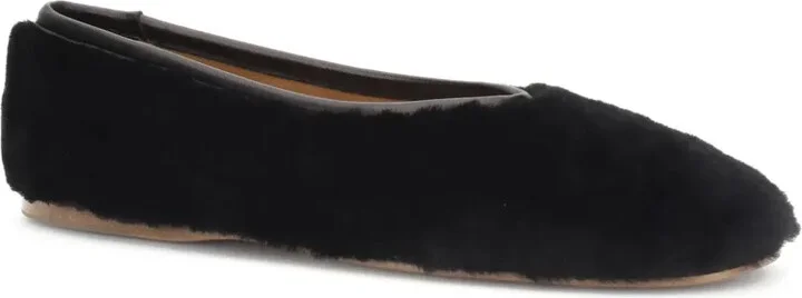 Sheepskin Ballerina Flats - Image 2
