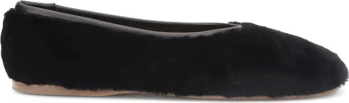 Sheepskin Ballerina Flats