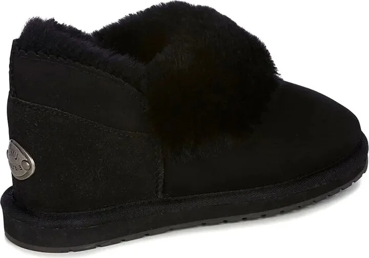 Sheepskin Fur-Trimmed Slippers - Image 4