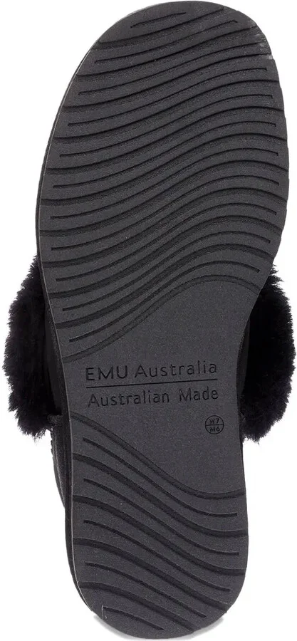 Sheepskin Fur-Trimmed Slippers - Image 5