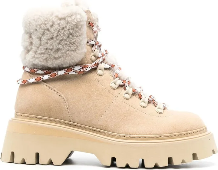 Sheepskin Hiking Boots