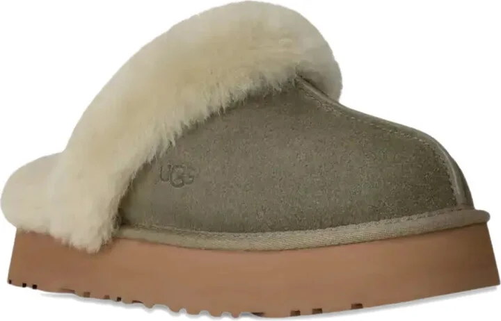 Sheepskin Platform Slippers - Image 2