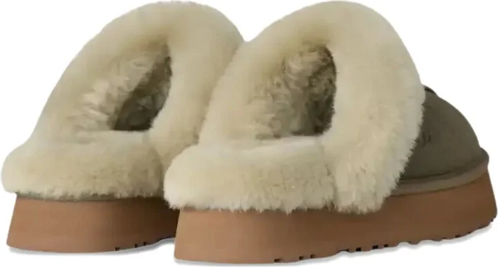 Sheepskin Platform Slippers - Image 3