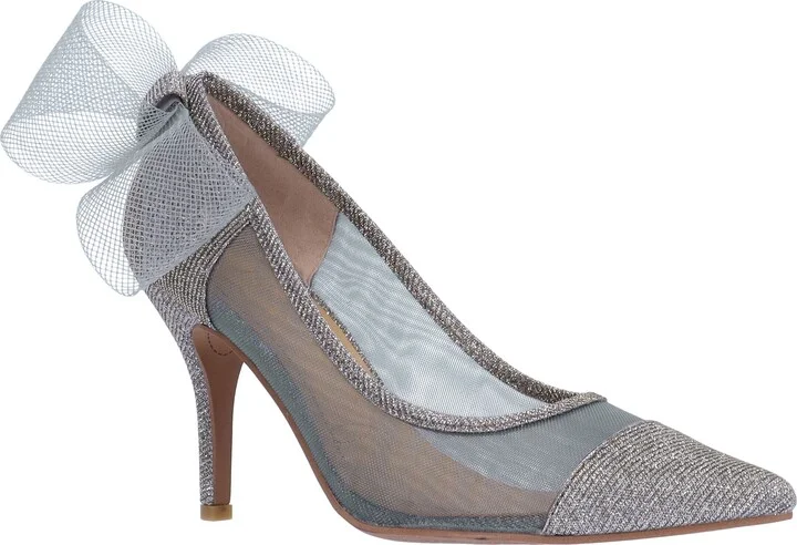 Sheer Bow Pointed Toe Pump