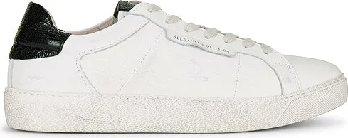 Sheer Sneaker in White & Black