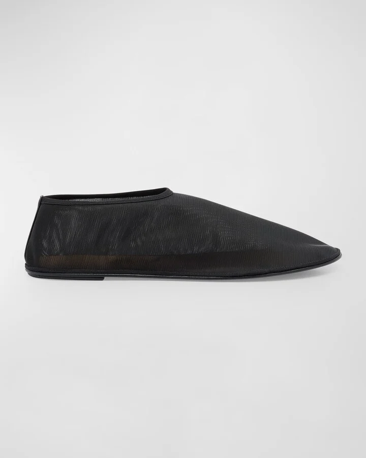 Sheer Sock Nylon Flats